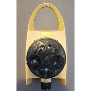 Vintage Nelson Adjustable 5-Settings Yellow Lawn Sprinkler